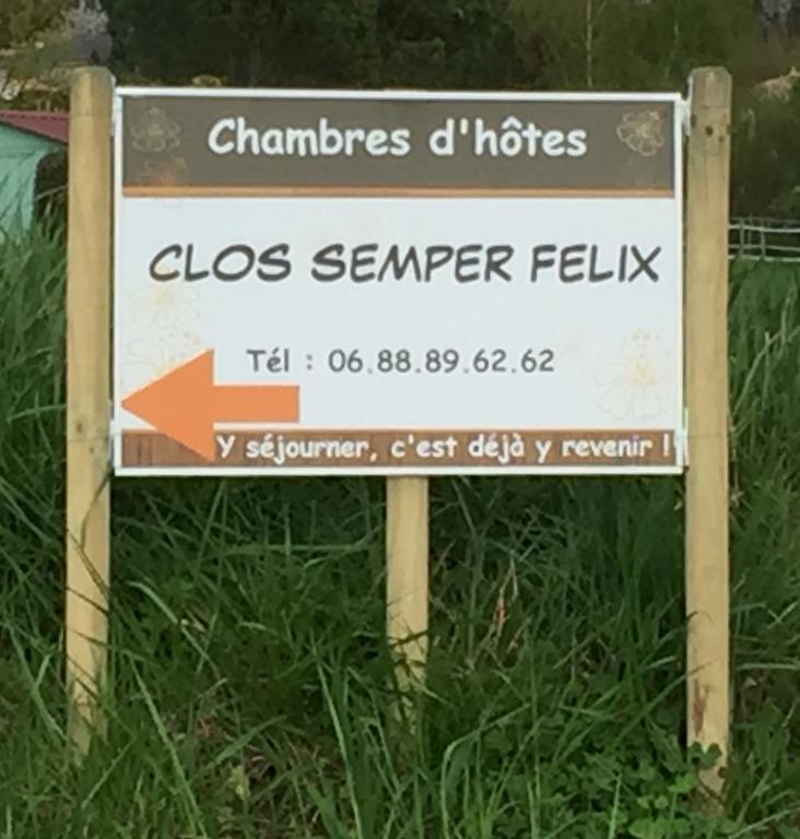 Chambres D'Hotes Du Clos Semper Felix Sainte-Bazeille Exterior photo
